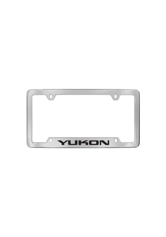 General Motors GMC Yukon Chrome Plated Metal License Plate Frame Holder