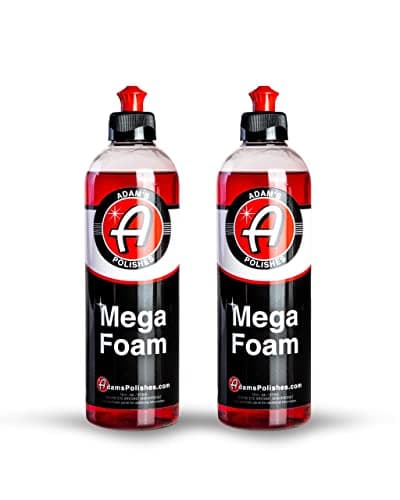 Adams Polishes Mega Foam 16oz 2 Pack Detailing pH Neutral Car Soap Washing Concentated For Use In Car Wash Bucket Foam Gun For Cleaning Wont Strip Car Wax or Ceramic Coating