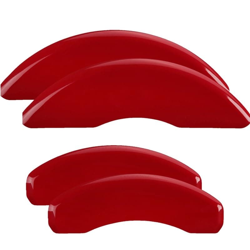 MGP Caliper Covers Brake Caliper Covers 20202023 Ford Explorer 20202021 ST STD brakes 20222023 STD brakes Front and Rear Set Red