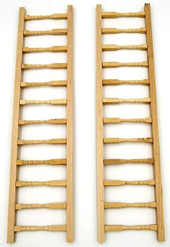 SXFSE Dollhouse Decoration AccessoriesMiniature Fence Handrail 112 Mini Dollhouse Fence Cute House Mini Fence Beige 2 Pcs