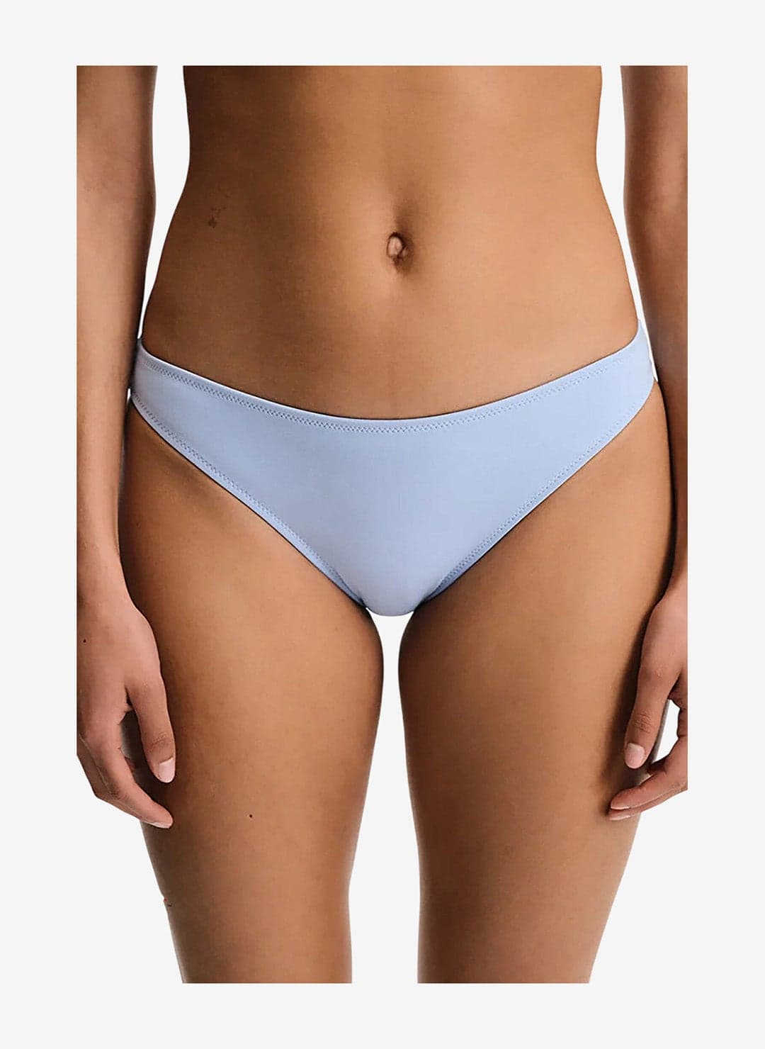 Women Slip Light Blue Bikini Bottom