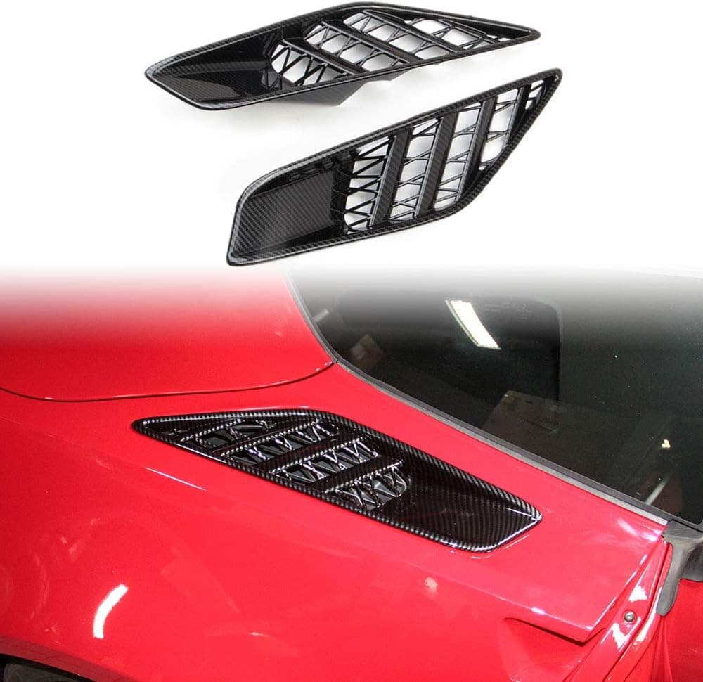 Justautotrim Carbon Fiber Look Cover Trims for Chevrolet Corvette C7 (2014-2019)