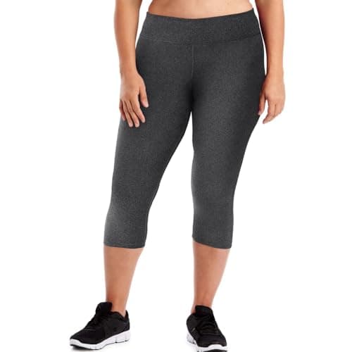 Just My Size Active Plus Size Capri Leggings, Stretch Jersey Capri Pants
