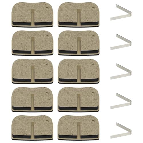 YOXUFA Mini Bike Brake Pads for Coleman CT100U CC100X Baja Doodlebug DB30 Motovox MBX10 MBX11 Monster Moto mmb80 mmb105 Predator 79cc 97cc 100cc Engine 49cc 50cc SYX Pocket Dirt Bike ATV Parts