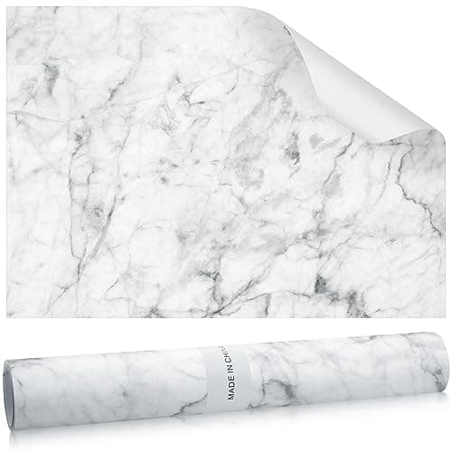 Geosar 10 Sheets Drawer Liners for Dresser Scented Drawer Liners Drawer Paper Liner Non Adhesive Scented Liners for Drawers Fragrant Drawer Liners for Home Shelf Closet(Marble)
