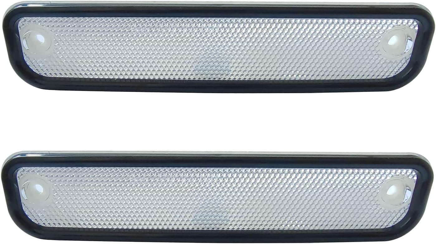 KYYET Clear Front Fender Side Marker Lights for 1973-1980 Trucks
