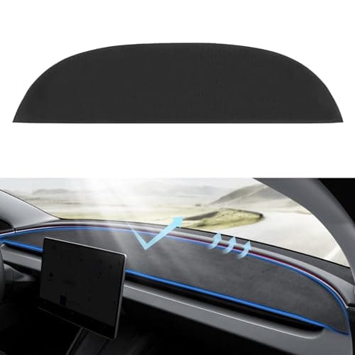 KUNIST for Tesla Model 3 2026 Dashboard CoverAntiGlare and Dustproof Suede Dashboard Pad Dash Mat Compatible with New Tesla Model 3 Highland 20242026