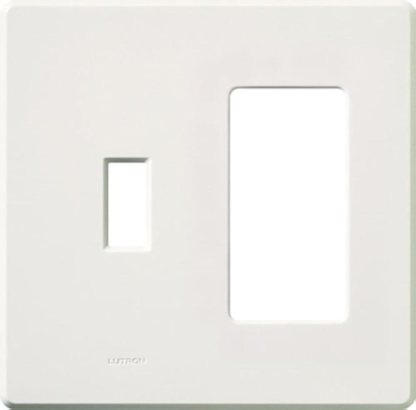 Lutron FG-2-TD-WH Electrical Distribution Wall Plate White
