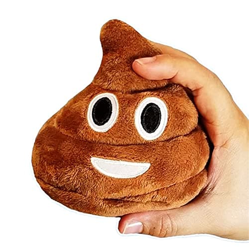 Funny Plush Poop Toy with 7 Fart Sounds Hilarious Farting Poop Stuffy for Kids Teens Great As A Dog Toy with Soft Squishy Build Fun Gag Gifts Birthday Prank Toys 4 x 45 Inches