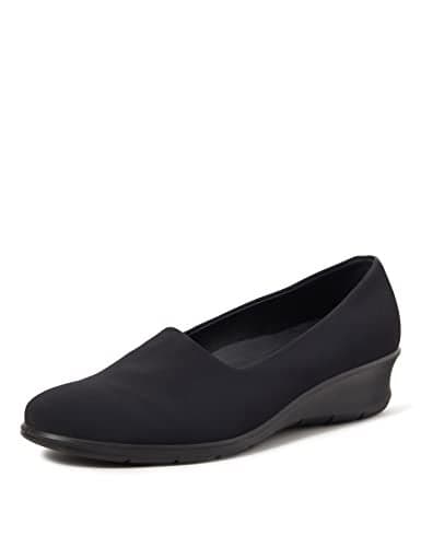 Ecco Footwear Womens Felicia Stretch Flat Black 41 EU10105 M US