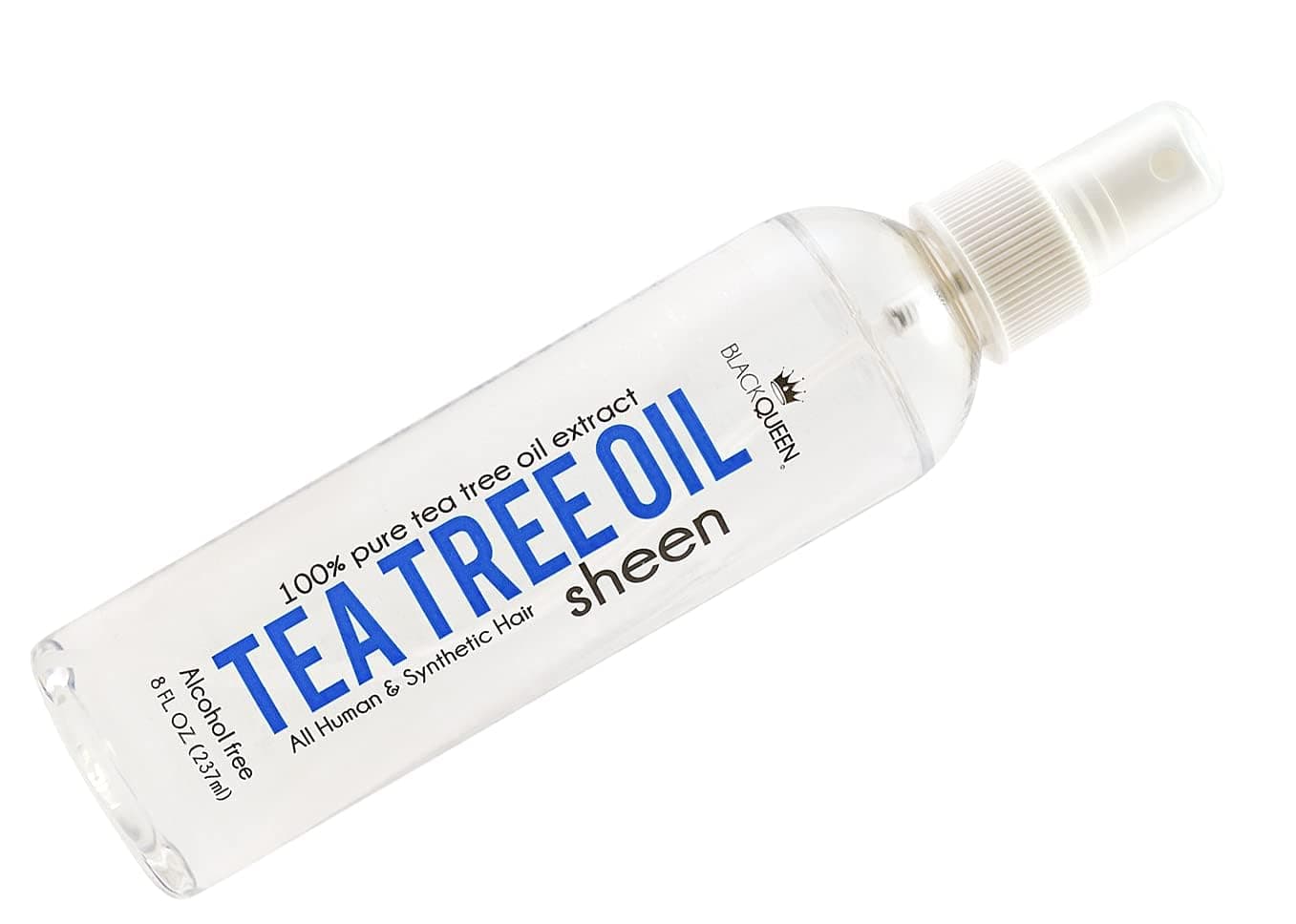 Black Queen Tea Tree Oil Sheen Spray for Locs Dreadlocks Twists Braids Cornrows 4C Hair Moisturizing Refreshing Made in the USA 2 oz