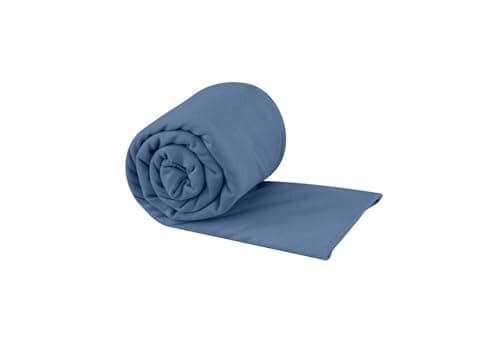 Sea to Summit Portable Pocket Towel for Camping Gym and Travel Large 24 x 48 inches Moonlight Blue