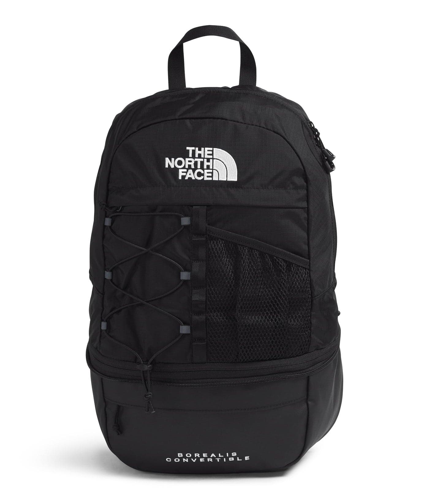 The North Face Borealis Convertible Pack | Commuter Laptop Backpack with Removable Lumbar Pack, Water Repellent Finish, TNF Black/TNF Black, One Size