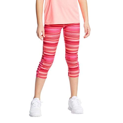 C9 Champion girls Performance Capri Leggings, Pink, Small US