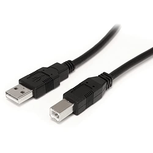StarTechcom 9 m 30 ft Active USB A to B Cable MM Black USB 20 A to B Cord Printer Cable Extension USB Cable USB2HAB30AC