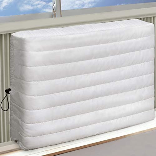 Brivic Indoor Air Conditioner Cover AC Cover for Inside Window Unit 25 x 17 x 35 inchesL x H x DWhite