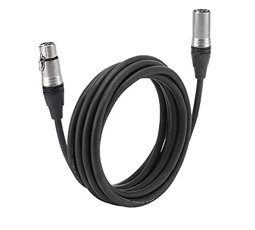 Kadence Professional Balanced 3 pin XLR Cable - male to female XLR - Microphone, Guitar, Audio, Speaker Cable, 50% Extra Cooper Alloys for Easy Soldering XLR Cable (6 mtr / 20 FT)