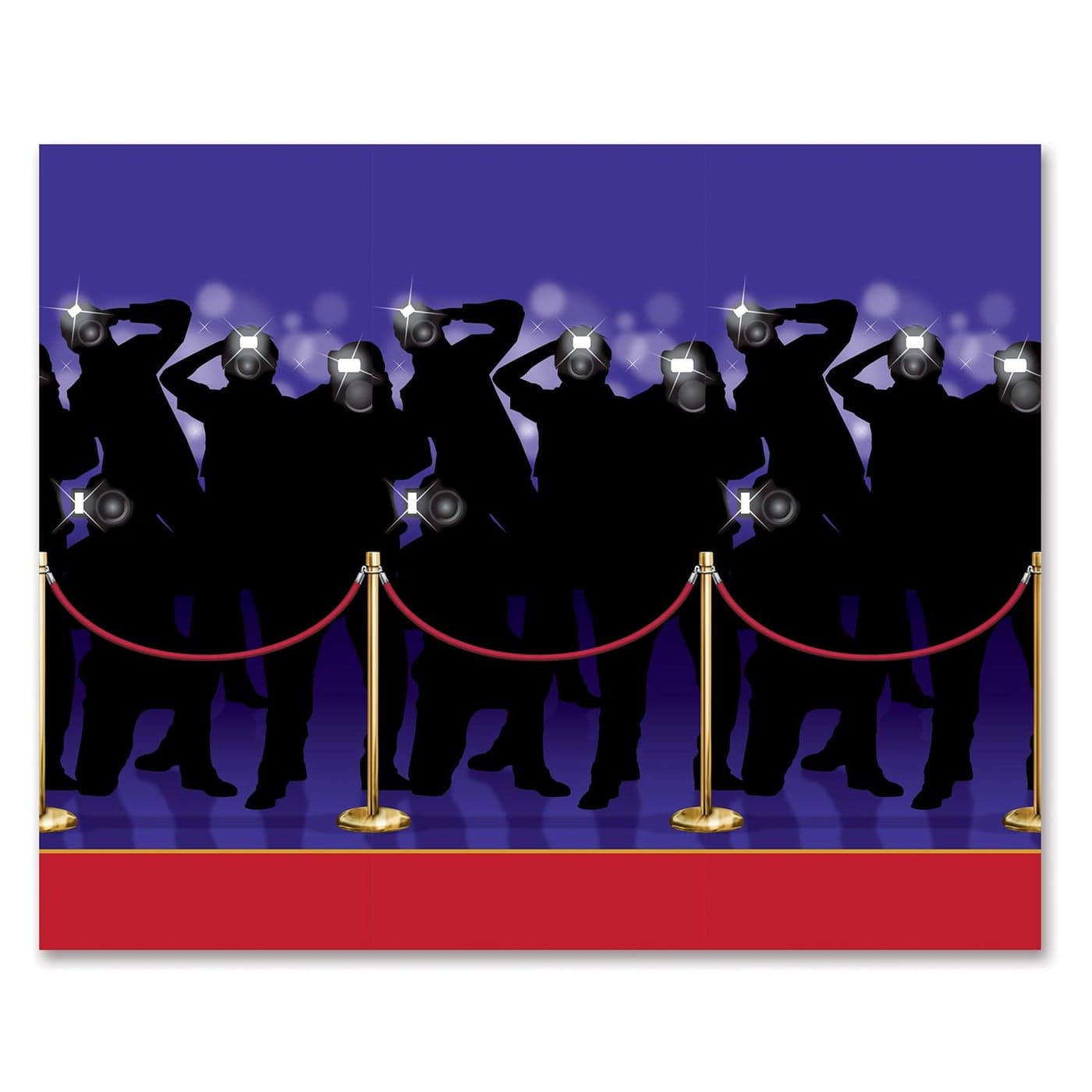 Beistle Paparazzi Plastic Backdrop