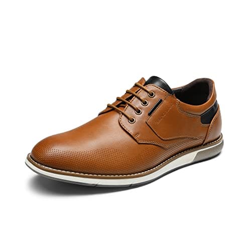 Bruno Marc Men's Casual Dress Shoes,Size 10,Brown,SBOX2336M