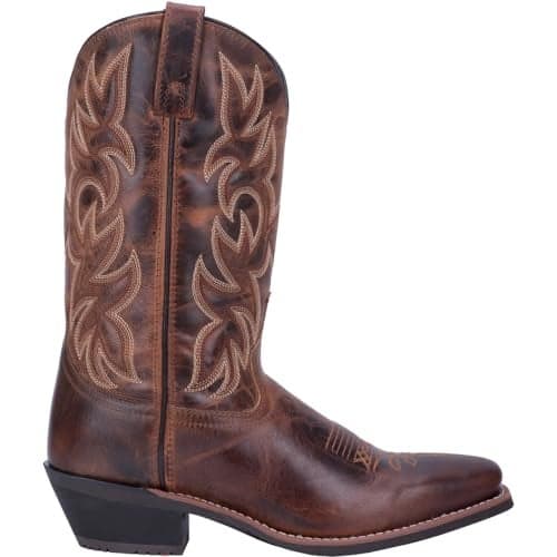 Laredo Mens Breakout Square Toe Casual Boots Mid Calf - Brown - Size 9.5 D