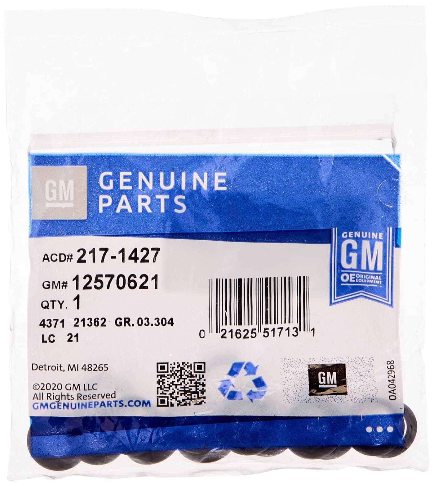 GM Parts 2171427 MultiPort Fuel Injector ORing Kit with 16 ORings