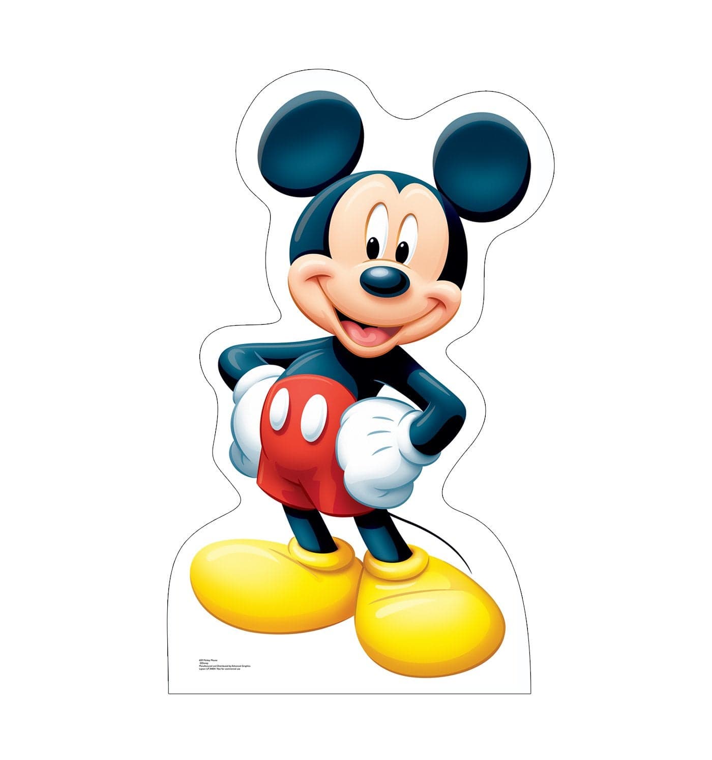 Cardboard People Mickey Mouse Life Size Cardboard Cutout Standup