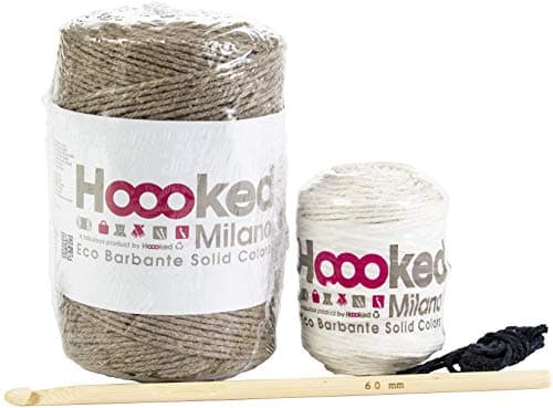 Hoooked Donkey Joe Kit WEco Brabante YarnTaupe