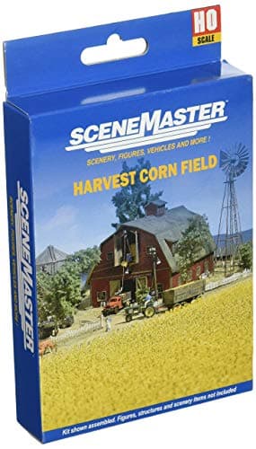 Walthers SceneMaster Harvest Corn FieldBrown 9491141 HO Scale Model Railroad Scenery Kit