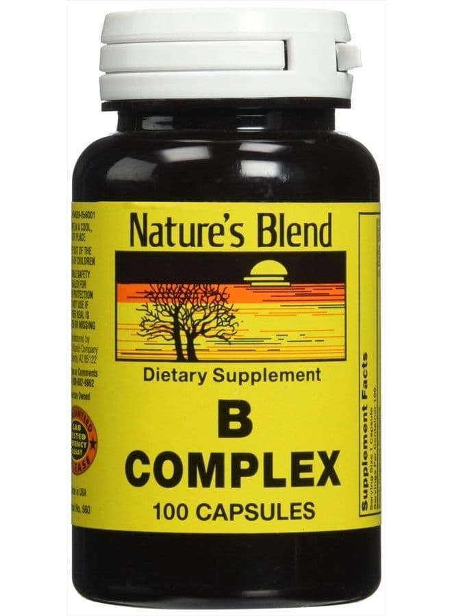Natures Blend Nature's Blend B Complex Capsules, 100 Caps
