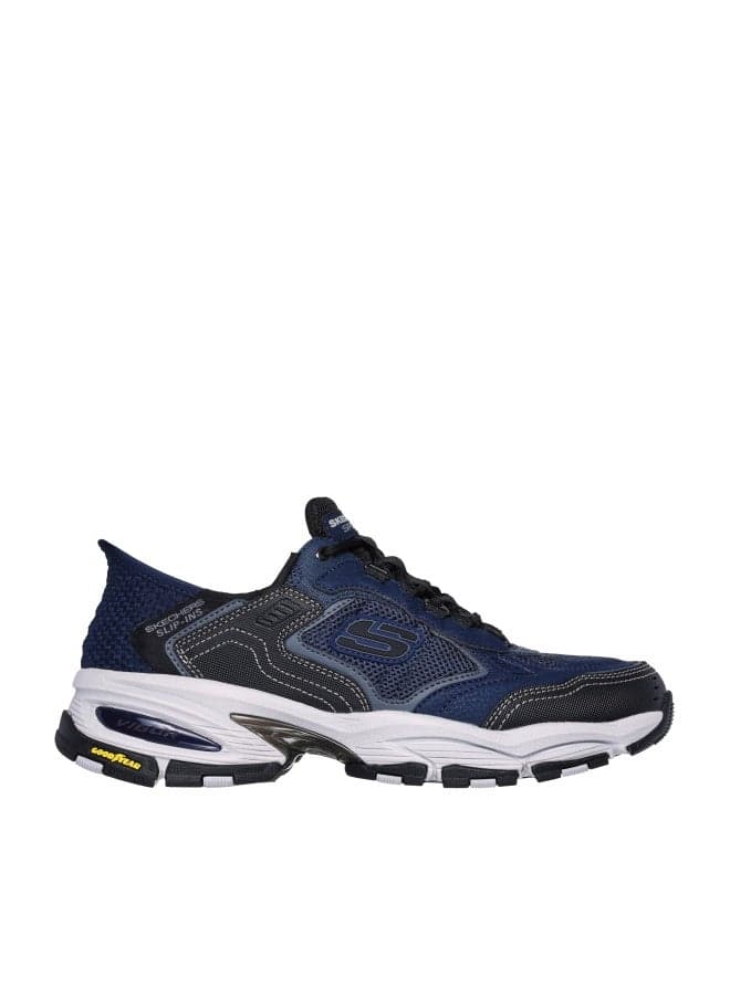 Skechers Men's Vigor 3.0 Drafting Hands Free Slip-in, Navy/Black, 6.5