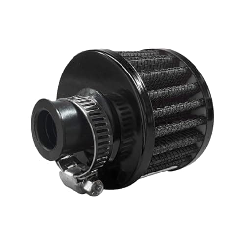 Car Breather Filter 04712mm Cold Air Intake Filter Cleaner Crankcase Vent Valve Cover Filter Breather Automotive Air Filter for Most Car Motorcycle Black