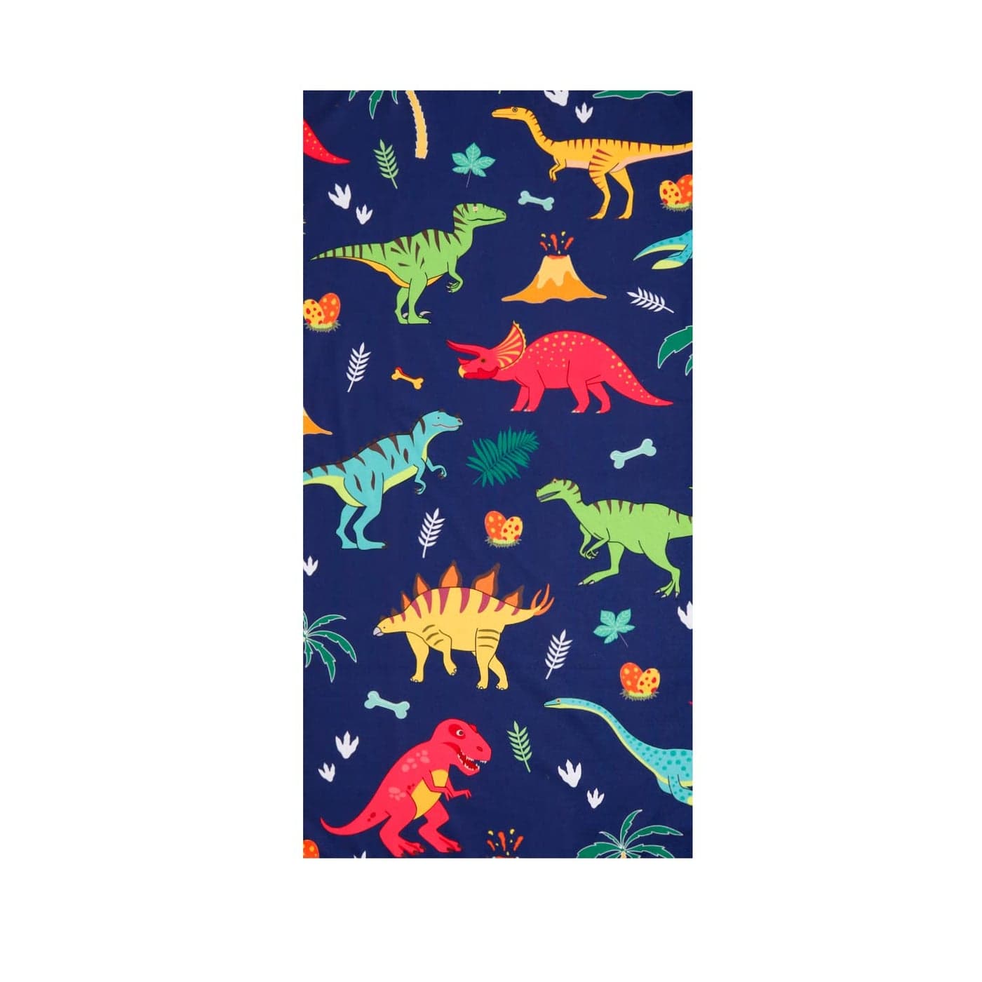 LIVILAN Small Dinosaur Beach Towel for Kids Soft Microfiber 24 X 48 Quick Dry Sand Free Perfect for Boys Bath Pool Travel Durable Toddler Towel Ideal Dinosaur Gift