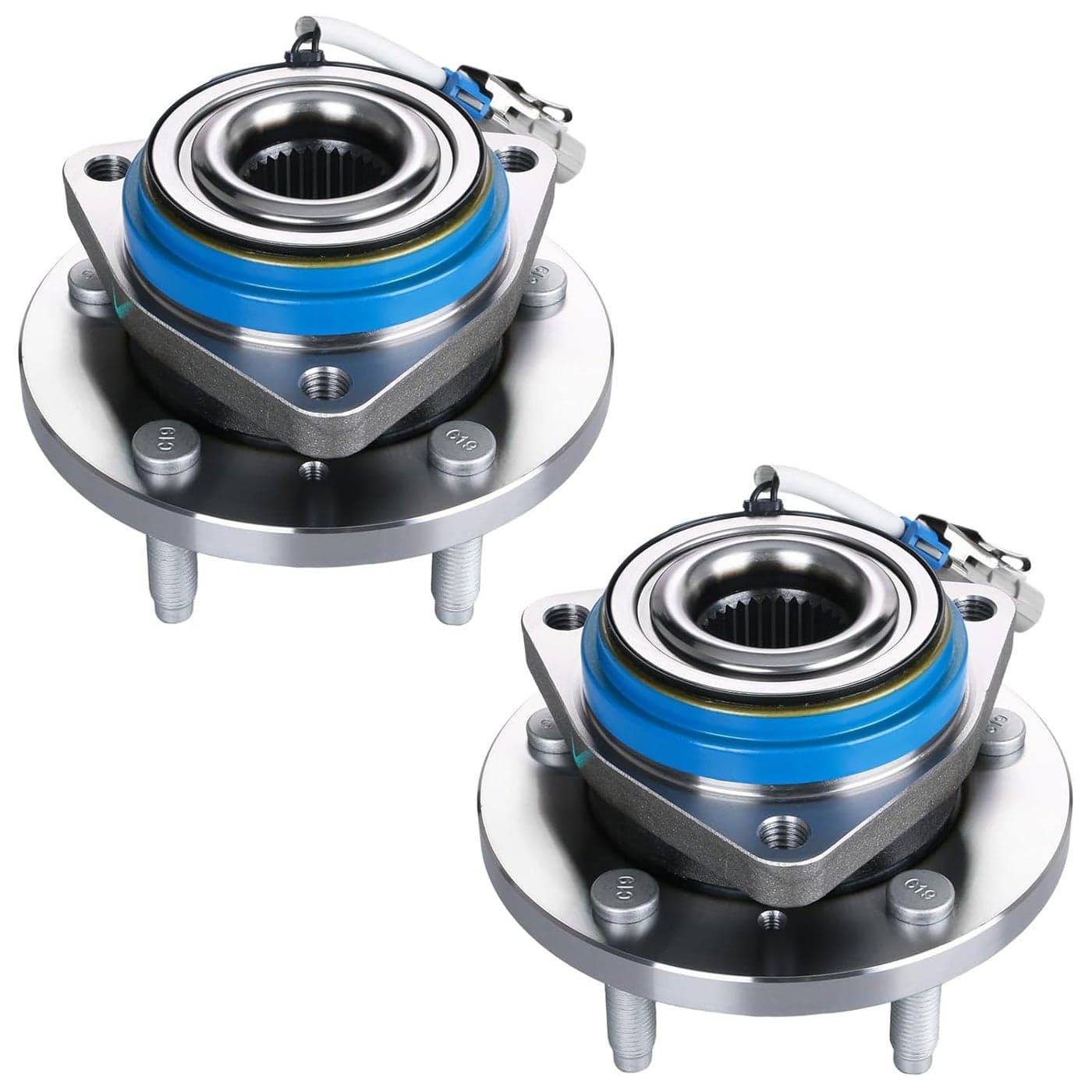 2 Pack 513121 FWD/AWD Front/Rear Wheel Hub Bearing Assembly for Cadillac, Chevy, Buick, Pontiac
