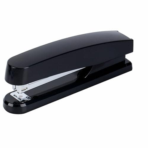 Business Source Desktop Stapler, Full-Strip, 20 Sheet Capacity, Black