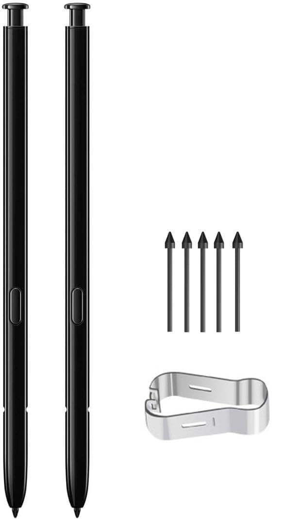 2PCS Galaxy Note 20 Stylus Pen Replacement (Without-Bluetooth) for Samsung Galaxy Note 20 Ultra S Pen + Replacement Tips (Black)