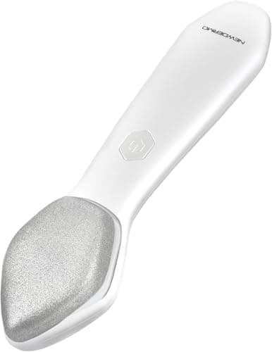 NEWDERMO Microdermabrasion Machine Pro Large Diamond Electric Microdermabrasion Wand Tool With 3 Levels Frequency for Face Body Exfoliate Skin CareWhite