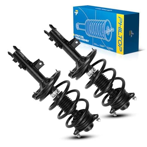 Front Struts Shock PHILTOP for Forte 2010-2013, Forte Koup 2010-2013, Shock Absorber 172720 172721, Struts with Coil Spring SAA955 2 Pcs