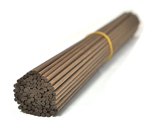 100 Pieces Fiber Reed Diffuser Replacement Refill Sticks (12" x 3mm, Brown)