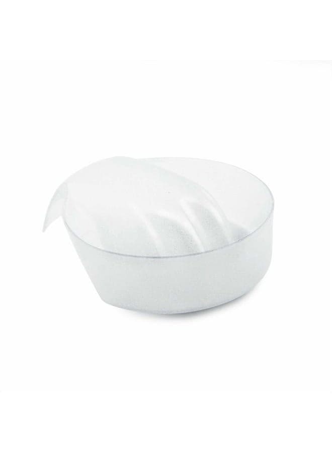 1pc White Nail Art Hand Wash Remover Soak Bowl DIY Salon Glitter Nail Spa Bath Treatment Hand Resurrection Care Bowl