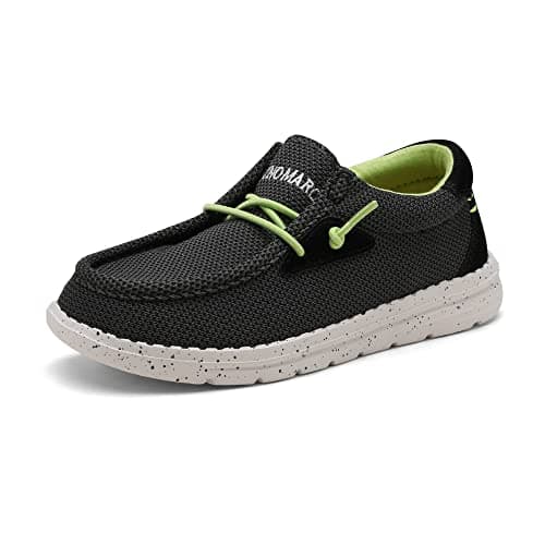 Bruno Marc Boys Slip-On Casual Comfortable Lightweight Loafer Shoes, Black - 9 Toddler (SBLS2213K)