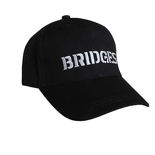 Gamusi Game Stranding Sam Blue Hat Battle Baseball Cap Letter Bridges Unisex Adjustable Sun Hats (Black Embroidery)