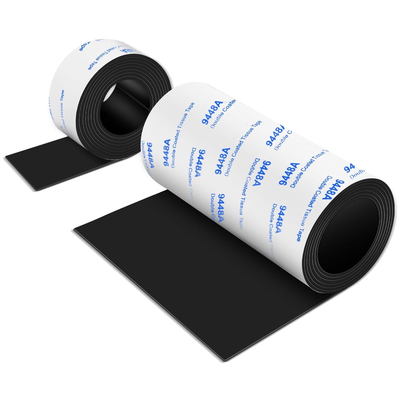 Non Slip Furniture Pads 2 Rolls Rubber Furniture Pads Non Slip Pad Anti Skid Pads for Furniture Adhesive Rubber Tape for Any Furniture and Appliances 4x40 inch1x40 inch