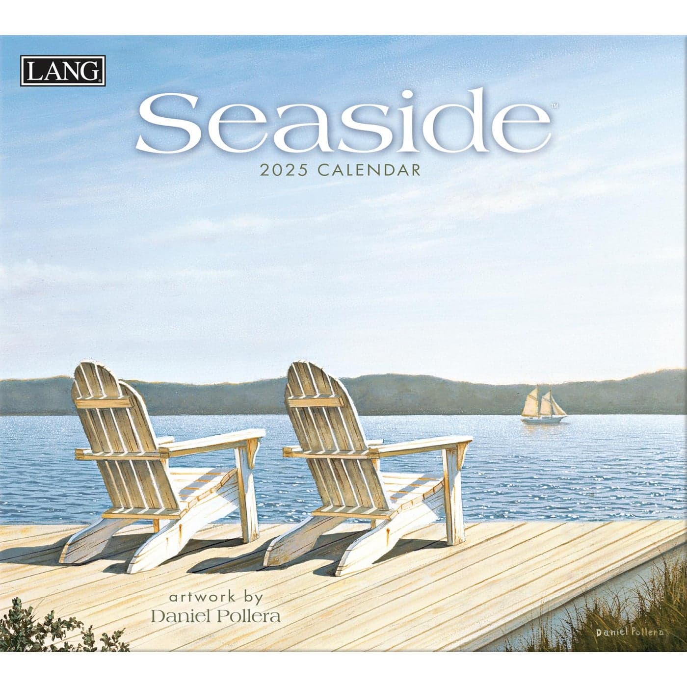 Lang Seaside by Daniel Pollera 2025 Wall Calendar