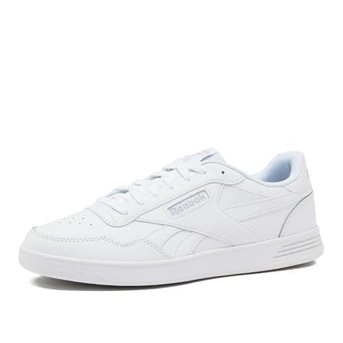 Reebok Court Advance Sneakers for Men - Casual Tennis Mens Shoes Size 6 to 15, White or Black, Footwear White/Cold Grey2/Footwear White, 7