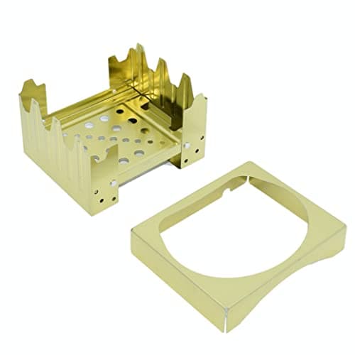 BATDIYOW Ultralight Camp Mini Pocket Folding Stove for Backpacking Camping Hunting