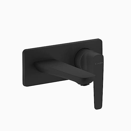 KOHLER ALEO+ Wall-Mount Basin Mixer in Matte Black
