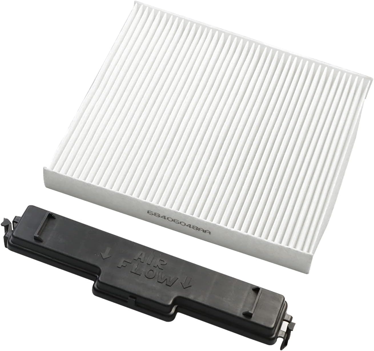 VKVXCLON 68406048AA Cabin Air Filter and Filter Access Door for Dodge Ram Models