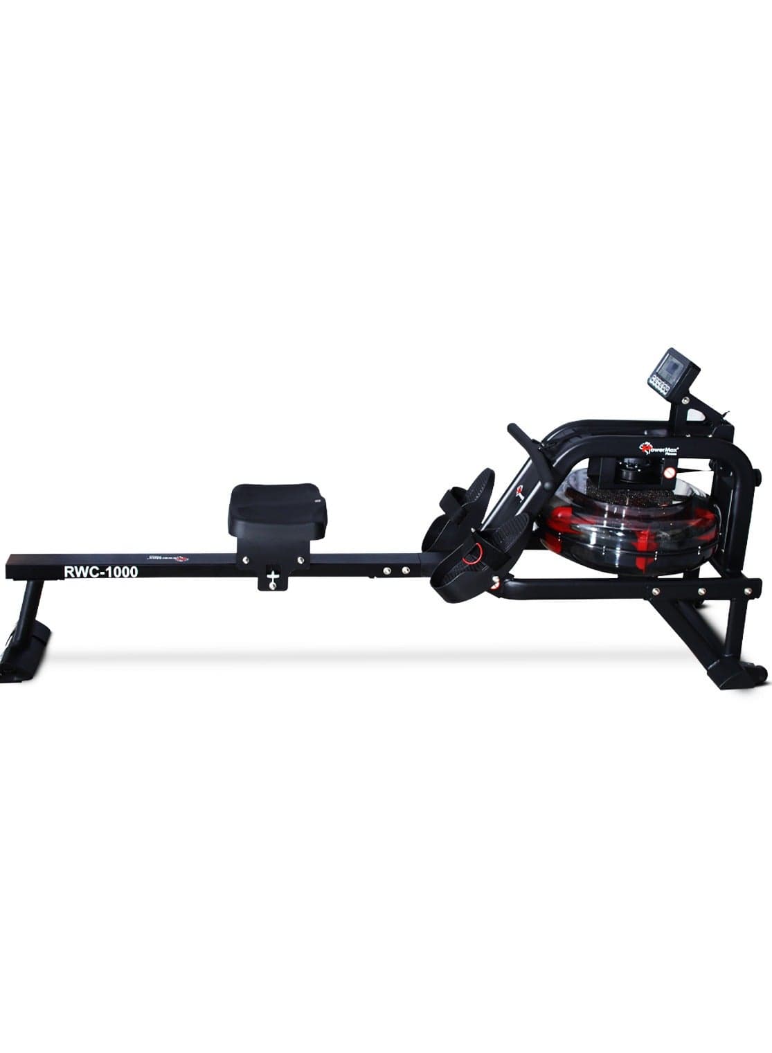 Powermax Fitness Rwc-1000 Water Rowing Machine With Digital Display For Commercial Use,8 Levels Of Water Resistance,Maximum User Weigh Is 135Kg Of Rower