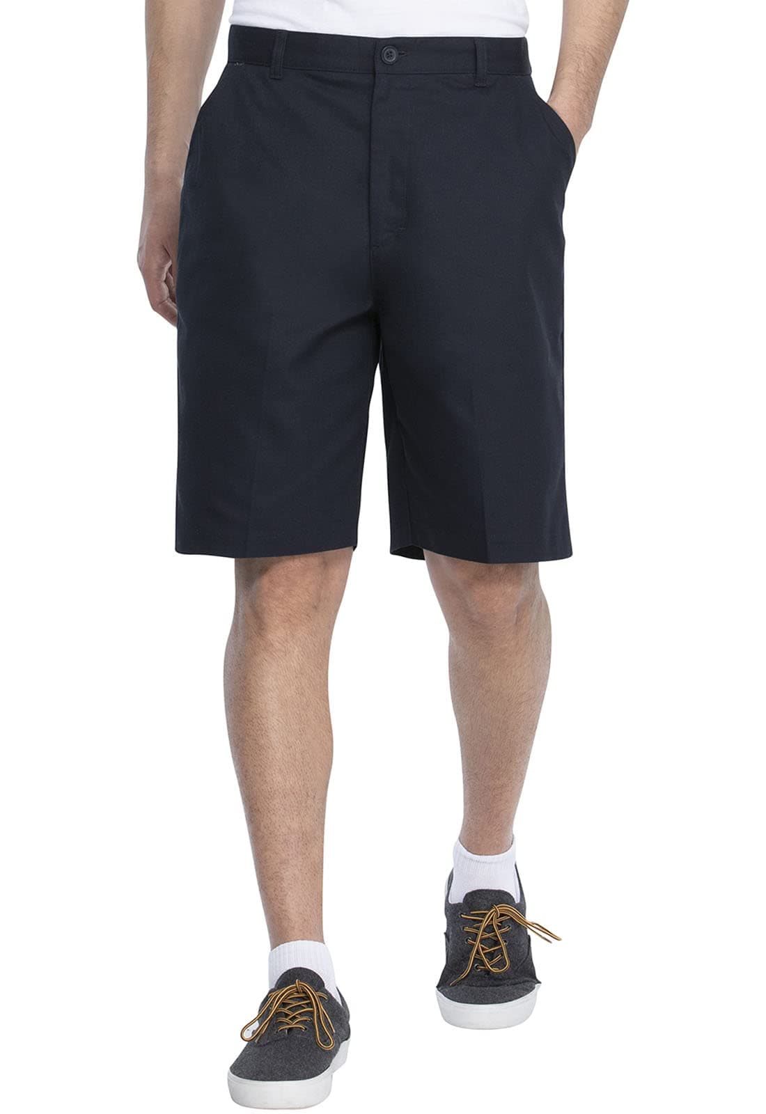 Real School Uniforms Big Kid Flat Front Shorts 62363, 20H, Navy