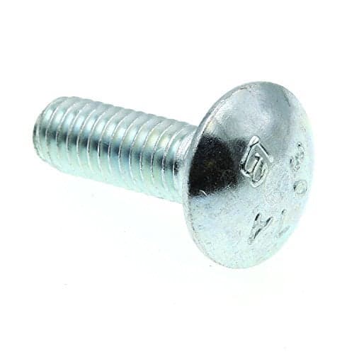 Prime-Line 9062830 Carriage Bolts, 5/16 In.-18 X 1 In., A307 Grade A Zinc Plated Steel (50 Pack)